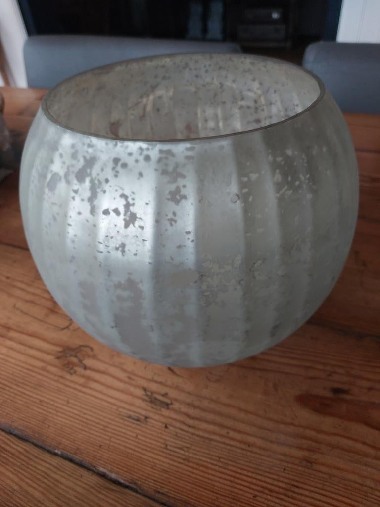 Groot Riverdale windlicht., Huis en Inrichting, Woonaccessoires | Kandelaars en Kaarsen, Ophalen, Overige materialen, Minder dan 25 cm