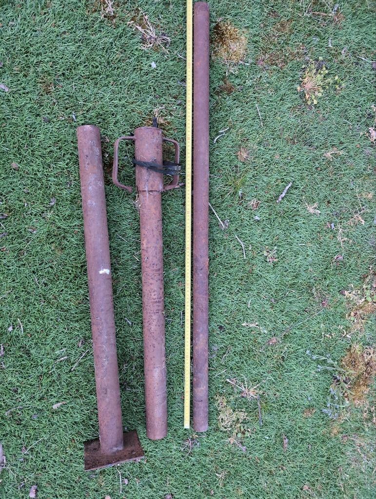 Bouwstempels - Set van 3, Ophalen, Gebruikt, Overige typen, Minder dan 2 meter