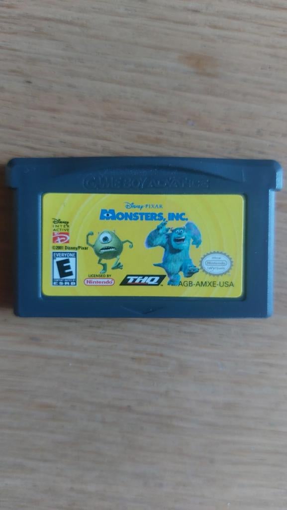 Monsters, Inc. Game Boy Advance, Avontuur en Actie, 1 speler, Ophalen of Verzenden, Zo goed als nieuw