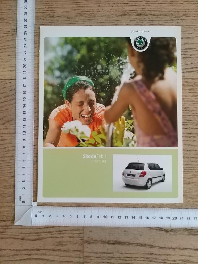 Skoda Fabia Greenline brochure 2009 (DE), Ophalen of Verzenden, Gelezen, Overige merken