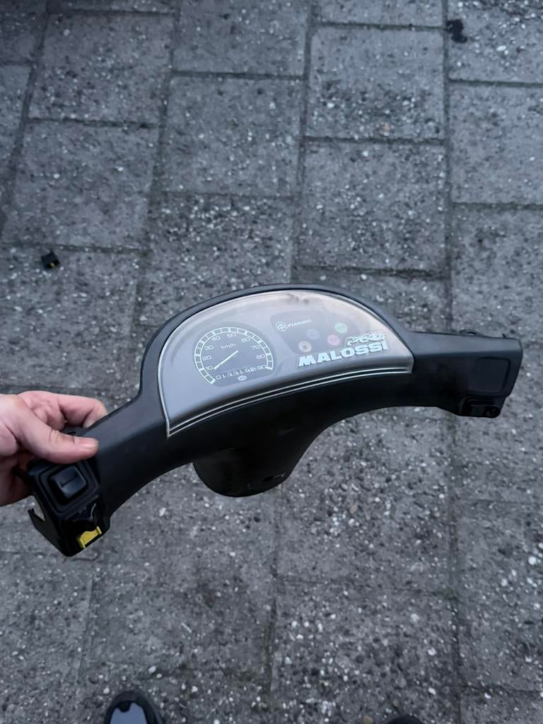 Type 3 2 1 Fastrider Teller & Stuurkap Piaggio Zip, Ophalen of Verzenden, Zo goed als nieuw, Kap, Piaggio