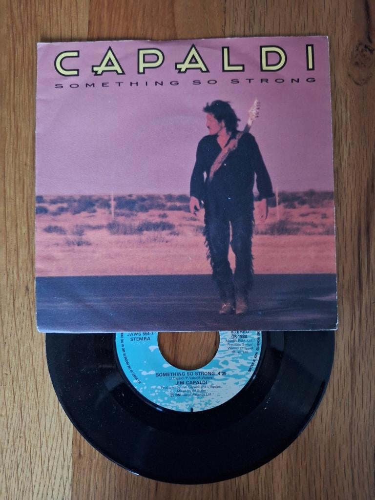 Jim Capaldi - Something So Strong (Vinyl Single), Gebruikt, 7 inch, Ophalen of Verzenden, Pop