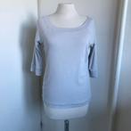 Marccain t shirt lichtgrijs wijde hals 3/4 mouw maat N5, Kleding | Dames, Maat 38/40 (M), Zo goed als nieuw, Korte mouw, Verzenden