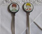 Vintage lepeltjes Floris en Pieter, Ophalen of Verzenden, Zo goed als nieuw, Speld(je) of Lepel(tje)