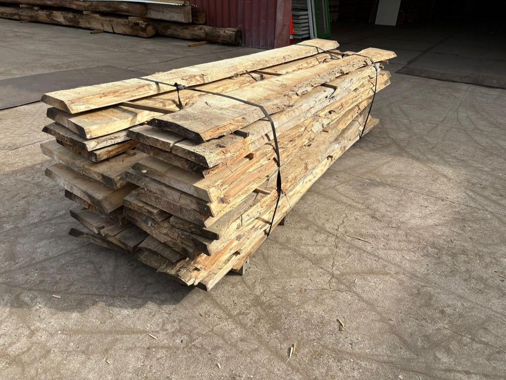Partij populieren schaaldelen, Doe-het-zelf en Verbouw, Hout en Planken, 25 tot 50 mm, Nieuw, Ophalen of Verzenden, 250 tot 300 cm