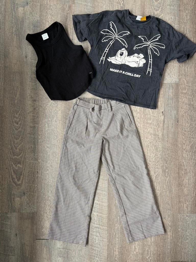 Setje meisje 128 134 zara wibra, Ophalen of Verzenden, Zo goed als nieuw, Meisje