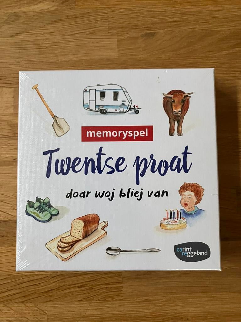 Twentse proat - memory spel, Hobby en Vrije tijd, Drie of vier spelers, Ophalen of Verzenden, Nieuw