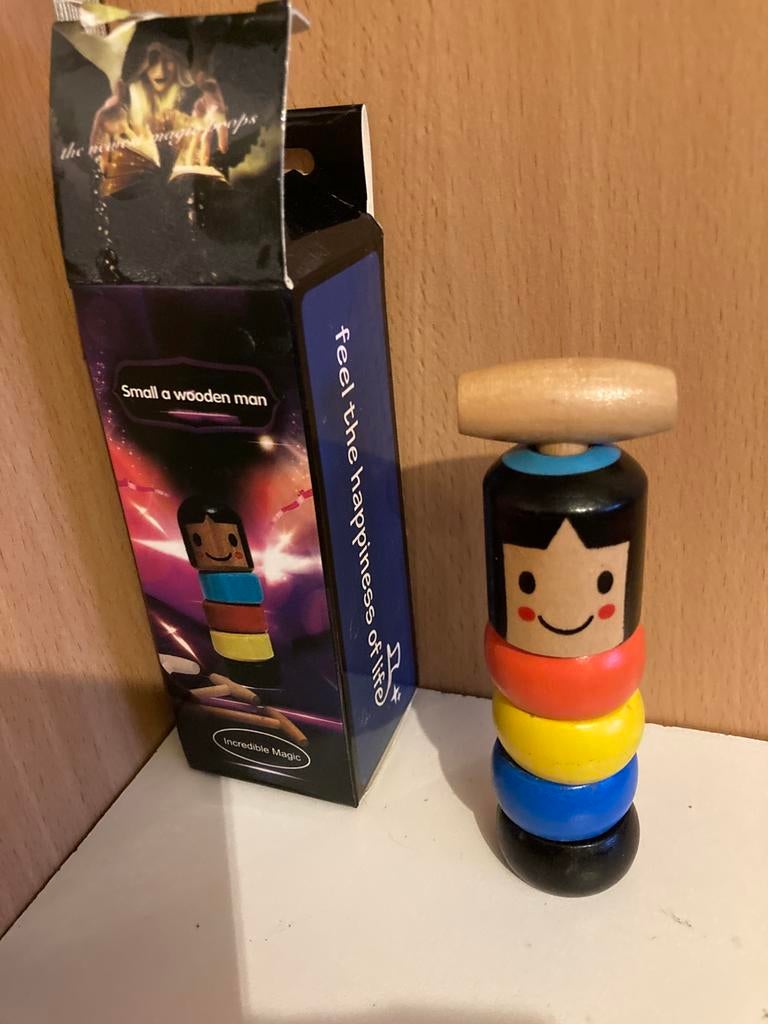 Houten speelpopje, Kinderen en Baby's, Speelgoed | Houten speelgoed, Ophalen of Verzenden, Zo goed als nieuw