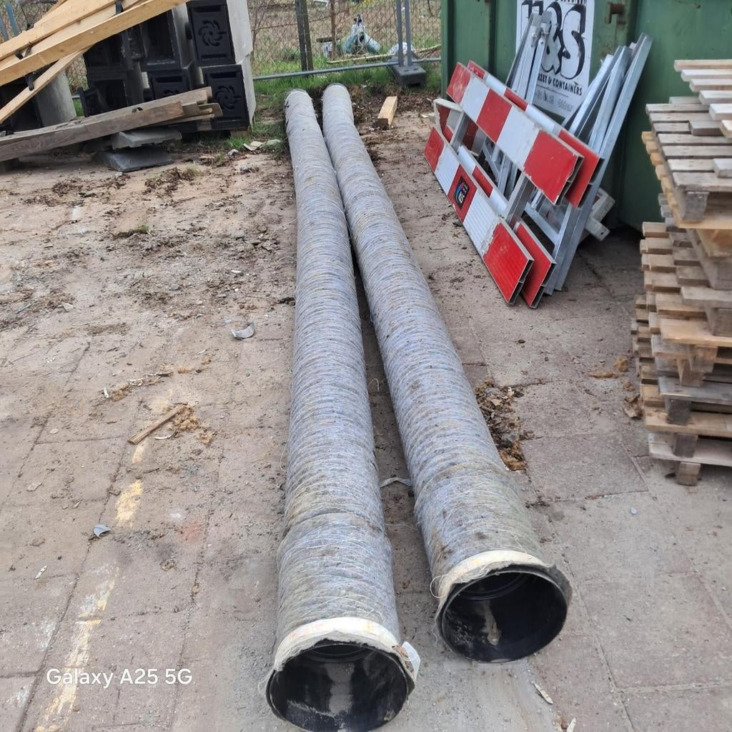 Drainage pijp, Ophalen, Pvc, Minder dan 2 meter, 80 mm of meer