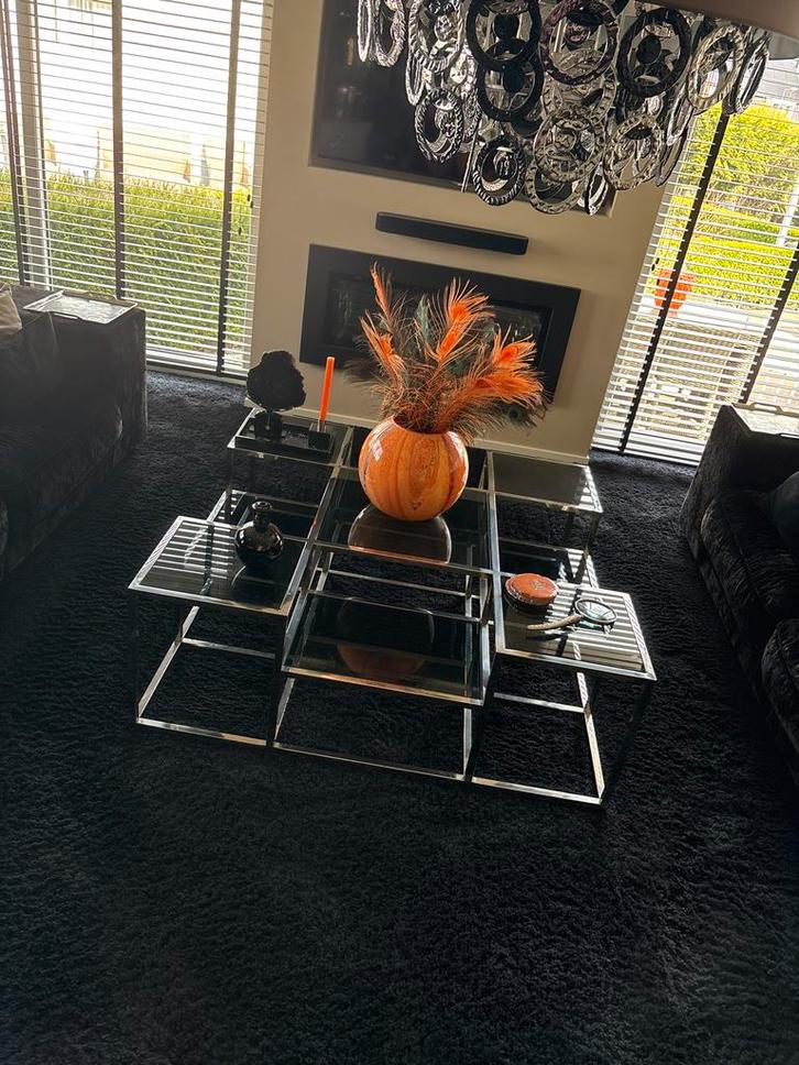 Luxe Salontafel Eichholtz - Modern Design, Huis en Inrichting, Tafels | Salontafels, Zo goed als nieuw, Minder dan 50 cm, 100 tot 150 cm