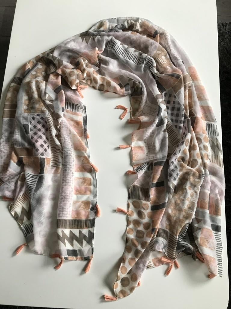 Sjaal romano, Kleding | Dames, Mutsen, Sjaals en Handschoenen, Romano, Maat 46/48 (XL) of groter, Ophalen of Verzenden, Sjaal