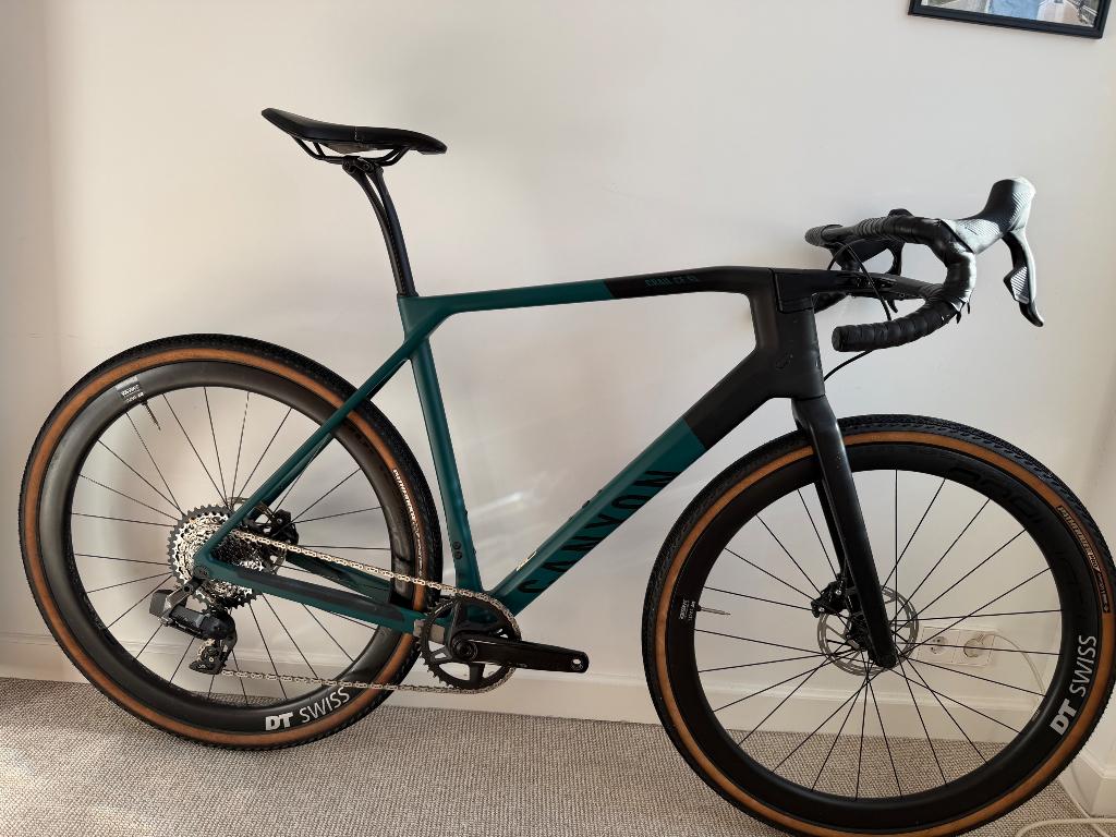 Canyon Grail CF SL 7 eTap maat L – gravelbike met powermeter, Zo goed als nieuw, 57 tot 61 cm, Meer dan 20 versnellingen, Ophalen