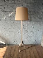 Vintage stalamp staande vloer lamp hout klassiek, Ophalen, A, Minder dan 100 cm, A