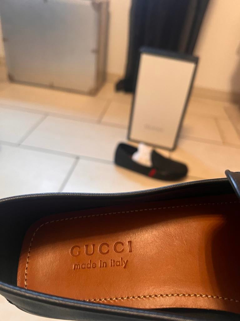 Gucci Loafers - Maat 43, Ophalen of Verzenden, Zo goed als nieuw, Zwart, Loafers