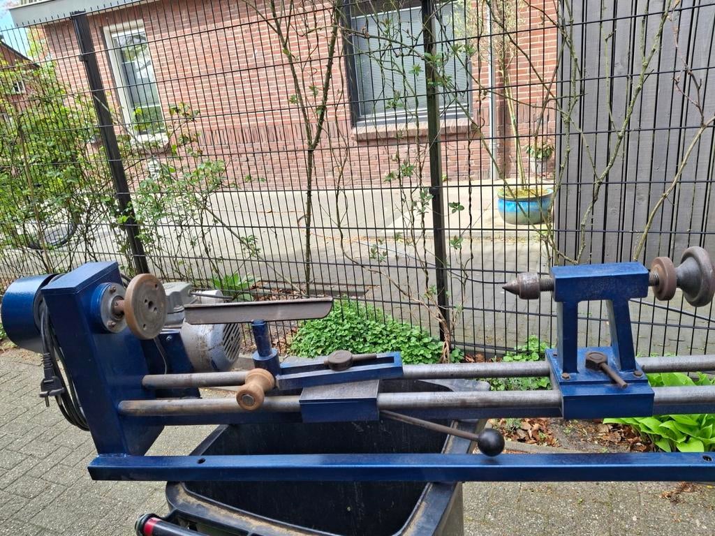 Houtdraaibank met beitels, Ophalen of Verzenden, Gebruikt, Houtdraaibank, 500 tot 1000 mm