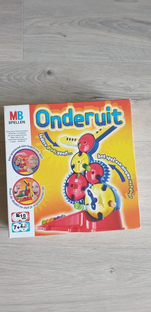 Onderuit spel, Hobby en Vrije tijd, Gezelschapsspellen | Bordspellen, Ophalen of Verzenden, Gebruikt