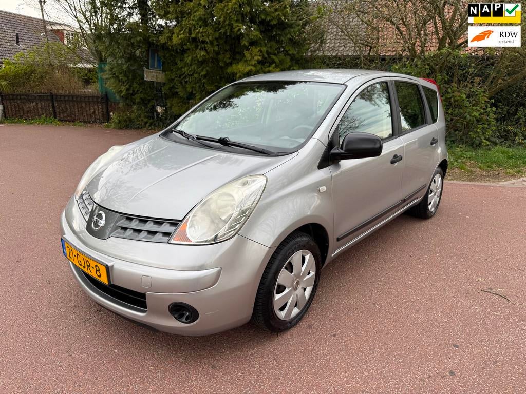 Nissan Note 1.4 Visia Airco / NAP / APK / Historie, Voorwielaandrijving, 4 cilinders, Metallic lak, Origineel Nederlands