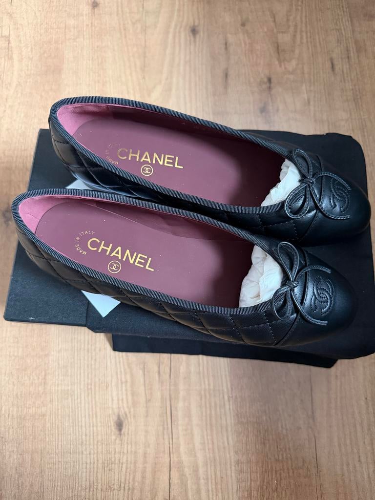 Ballerina's - Zwart maat 39. Nieuw in doos, Kleding | Dames, Schoenen, Ophalen of Verzenden, Nieuw, Zwart, Ballerina's