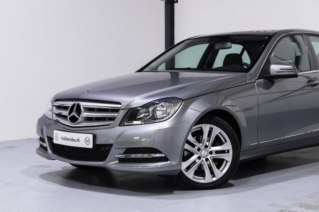 Mercedes-Benz C-klasse 180 Avantgarde SCHUIFDAK/BTW/AUTOMAAT, Euro 5, Zwart, 1595 cc, Bedrijf