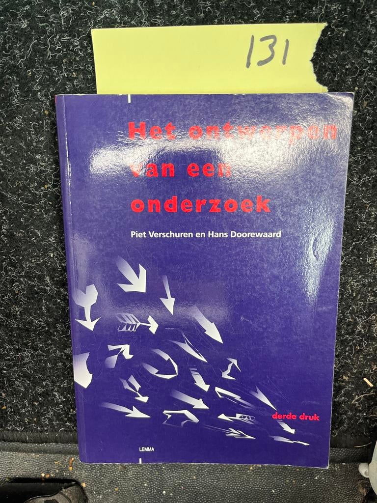 Het ontwerpen van een onderzoek - Piet Verschuren, Ophalen of Verzenden, Gamma, Zo goed als nieuw, HBO
