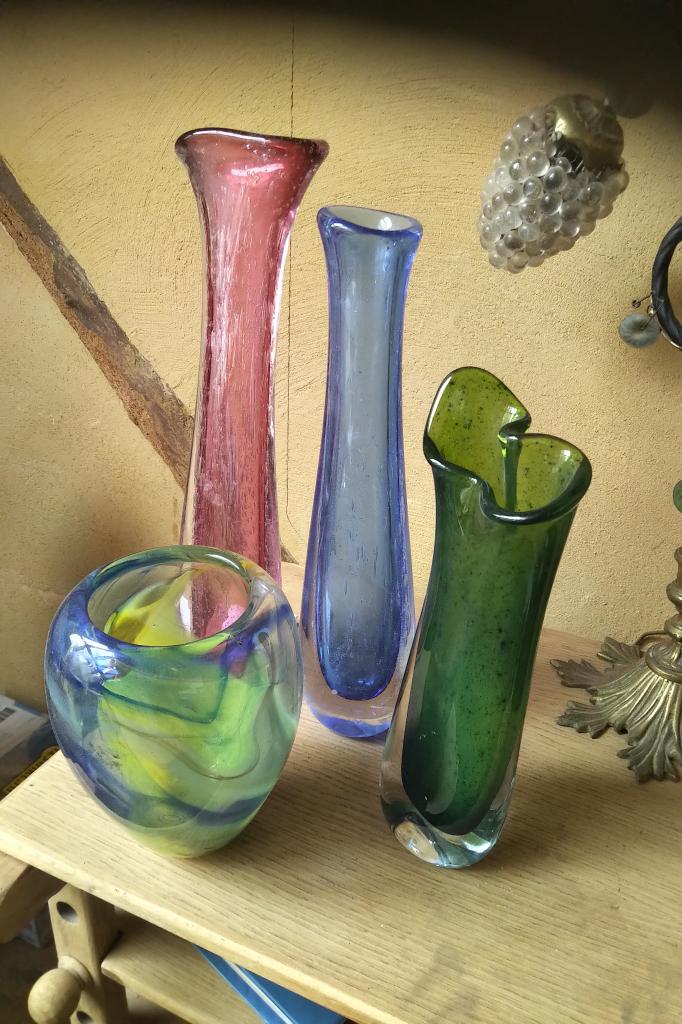 handgeblazen glazen vazen, Ophalen of Verzenden