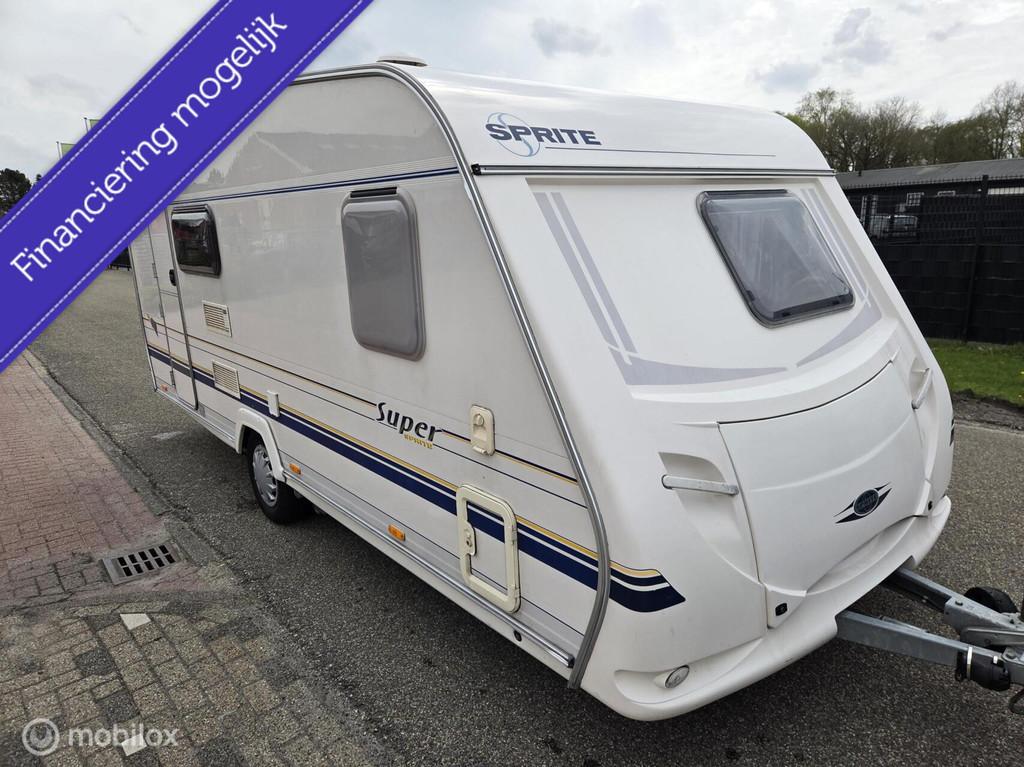 Sprite 490/2 kinderkamer mover airco Isabella voortent luife, Caravans en Kamperen, Overige typen, Rondzit, Bedrijf, 6 tot 7 meter