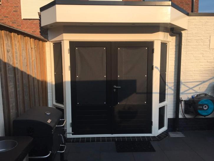 screendoek met zuignap op maat compleet €64,95 p. m2, Tuin en Terras, Zonneschermen, Nieuw, Screen, Minder dan 150 cm, Ophalen of Verzenden