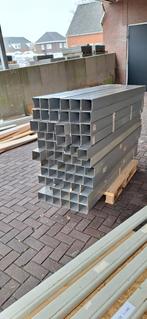 60 vierkante pvc buizen, Ophalen of Verzenden