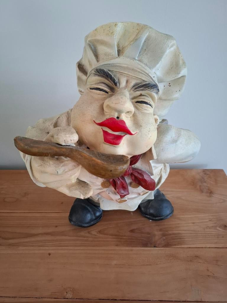 Beeld kok, Verzamelen, Beelden en Beeldjes, Ophalen, Gebruikt, Mens