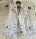 Witte spijkergilet van EDC by Esprit, maat M, Ophalen of Verzenden, Zo goed als nieuw, Maat 38/40 (M), Wit