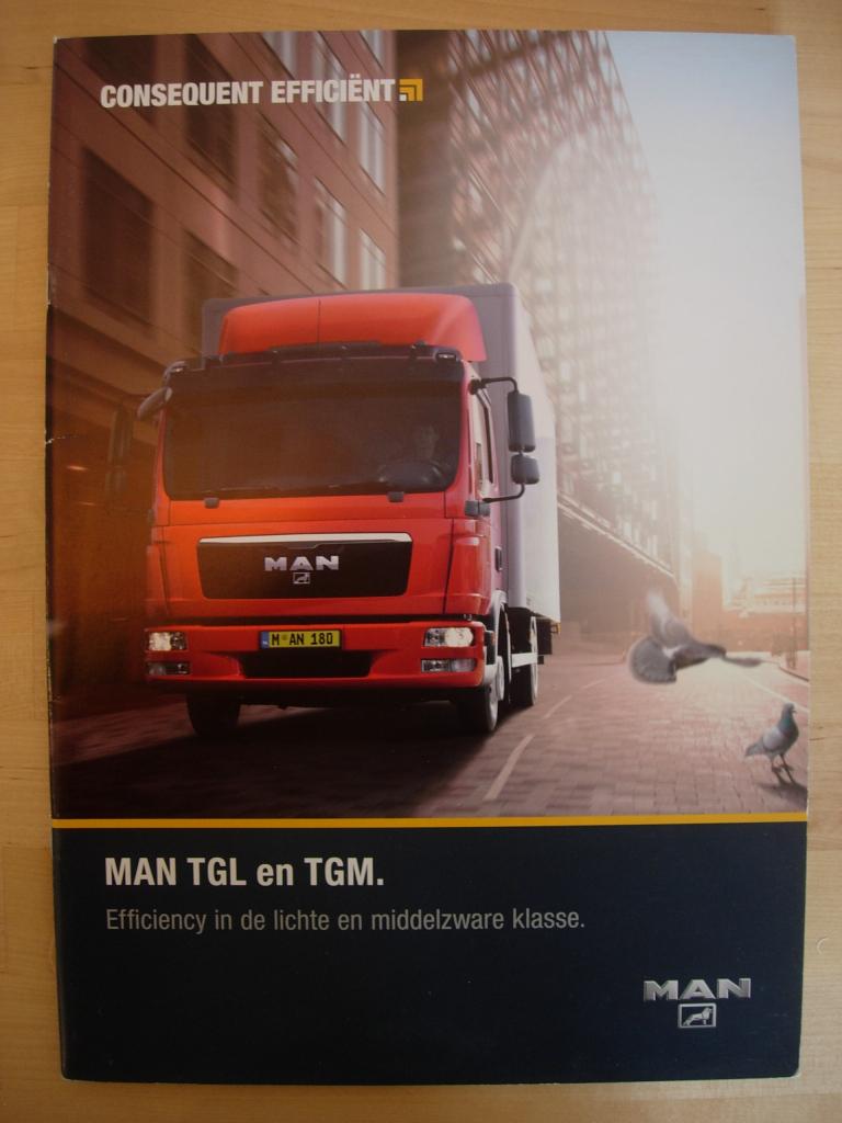 MAN Diesel TGL TGM Brochure ca 2010, Boeken, Auto's | Folders en Tijdschriften, Zo goed als nieuw, Overige merken, Ophalen of Verzenden