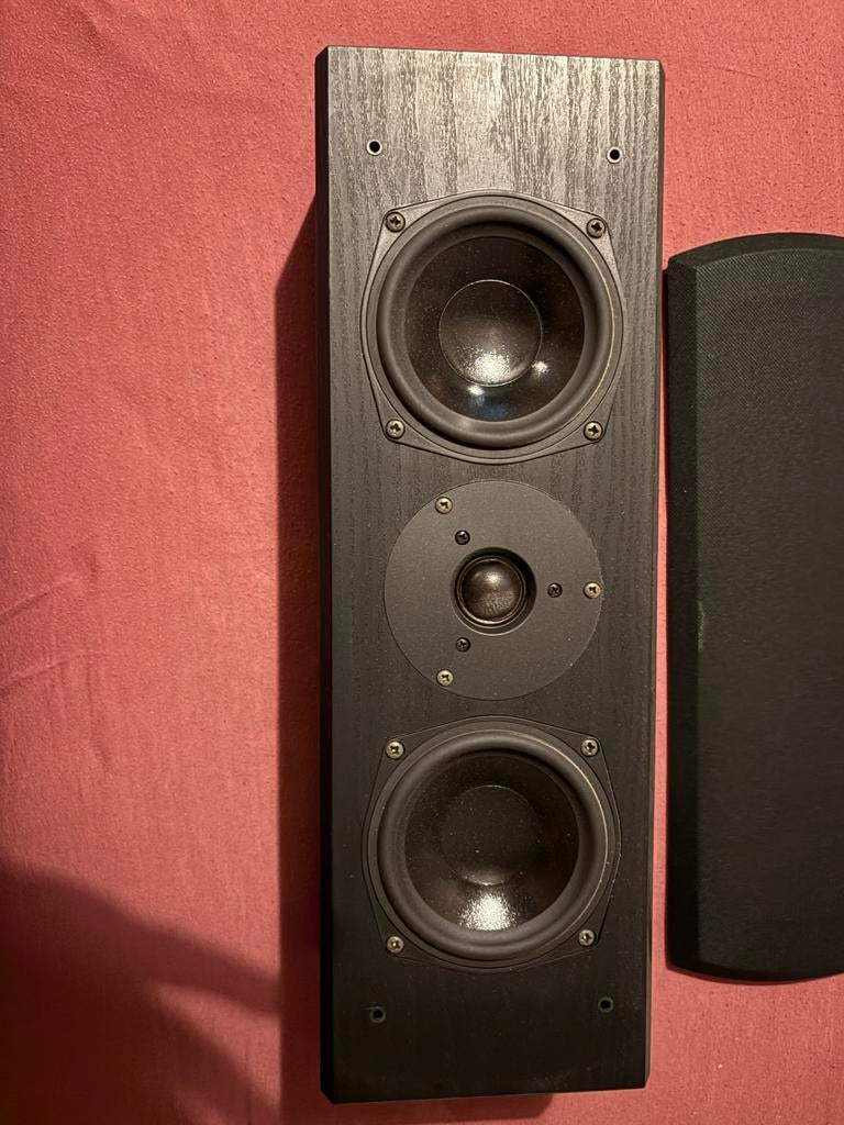 Yamaha NS-CG85 Center Speaker - Zwart, Gebruikt, 60 tot 120 watt, Center speaker, Ophalen