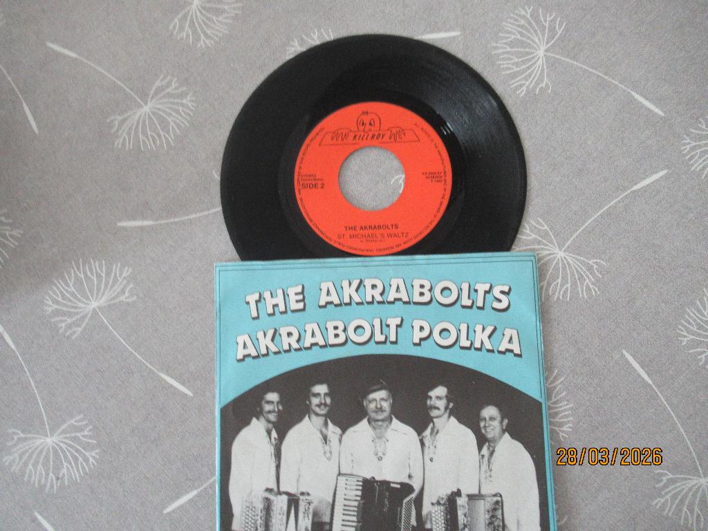 The Akrabolts   Akrabolt Polka, Cd's en Dvd's, Vinyl Singles, Originele persing, Single, Ophalen of Verzenden, Zo goed als nieuw