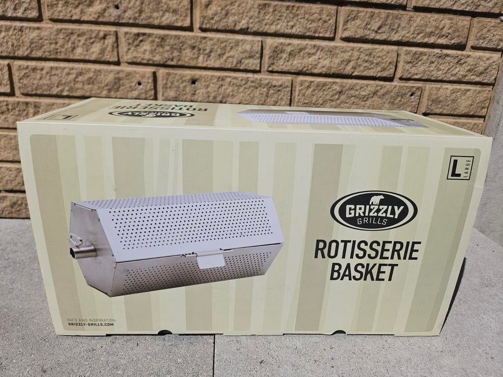 Grizzly Grills Rotisserie Basket L - Nieuw in doos, Ophalen, Nieuw, Grizzly Grills