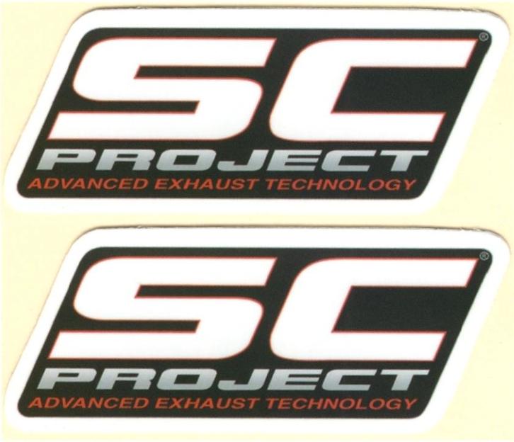 SC Project sticker set, Motoren, Accessoires | Stickers, Ophalen of Verzenden