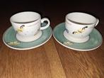 2 espresso kop en schotels Sarah's Garden Wedgwood, Huis en Inrichting, Keuken | Servies, Ophalen of Verzenden, Zo goed als nieuw