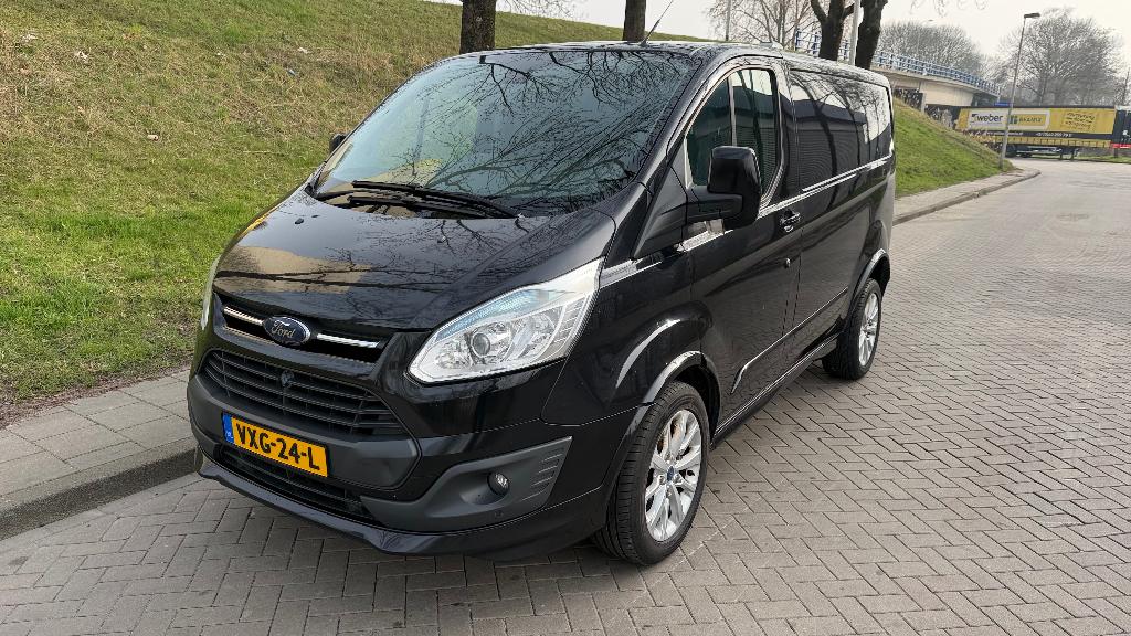 Ford Transit Custom 2.2 Tdci 114KW 2014 Zwart Sport Edition, Voorwielaandrijving, Euro 5, 4 cilinders, Zwart
