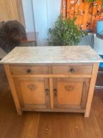 Antiek dressoir met marmeren blad, Antiek en Kunst, Ophalen of Verzenden