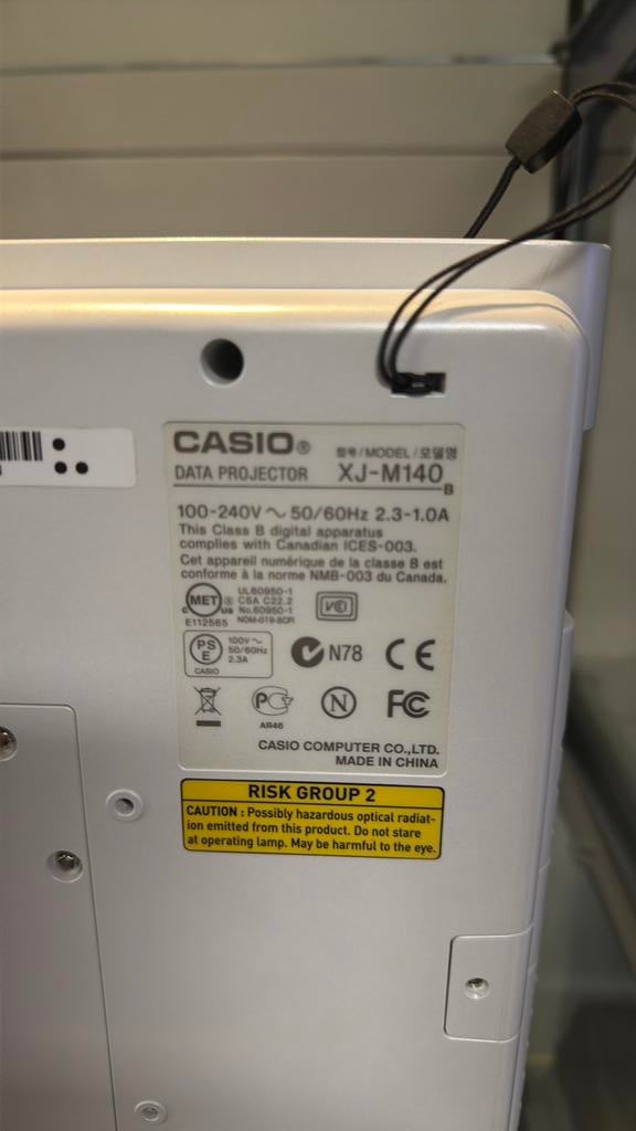 Casio XJ-M140 Beamer/Projector - DLP Technologie, Casio, Casio, Zo goed als nieuw, Casio