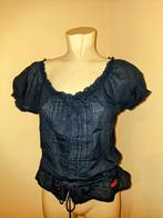 Superdry donkerblauwe top, S, Kleding | Dames, Tops, Ophalen of Verzenden, Zo goed als nieuw, Korte mouw, Maat 36 (S)