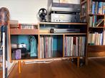 Vintage Audiomeubel Ronda La Redoute Notenhout Hifi Vinyl, Huis en Inrichting, Kasten | Televisiemeubels, Ophalen, 100 tot 150 cm