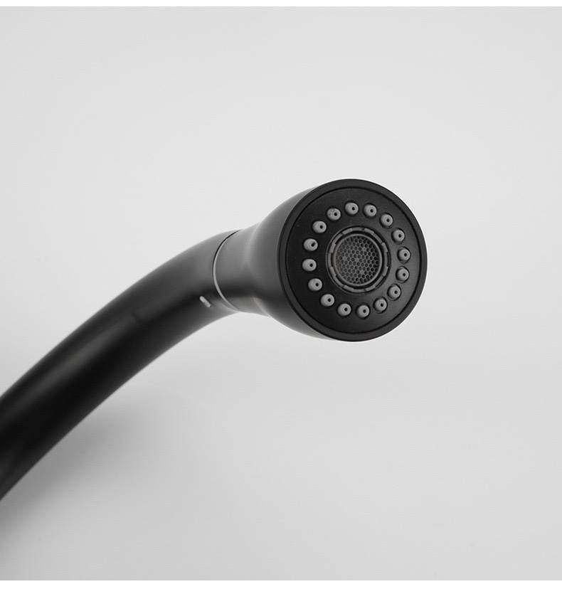 Keukenkraan Zwart of RVS Geborsteld UITTREKBAAR SPOELKRAAN, Doe-het-zelf en Verbouw, Sanitair, Ophalen of Verzenden, Nieuw, Rvs