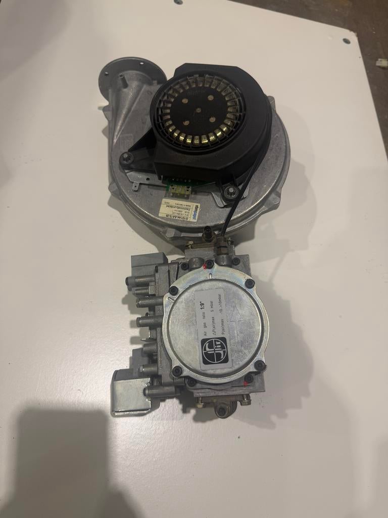 Intergas ventilator incl gasblok, Doe-het-zelf en Verbouw, Ophalen of Verzenden, Gebruikt, Ventilator