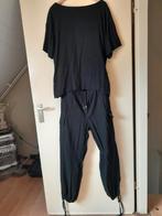 Linnen 2-delig pak zwart mt 42/44, Kleding | Dames, Kostuum of Pak, Zwart, Maat 42/44 (L), Ophalen of Verzenden