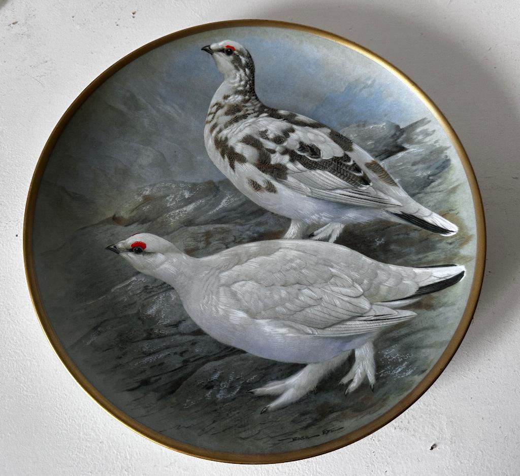 Gamebirds of the world Franklin Porcelain sneeuwhoen, Antiek en Kunst, Ophalen of Verzenden