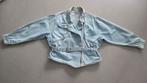 Vintage spijker biker spijkerjas jeans 44 valt als L XL, Ophalen, Zo goed als nieuw, Maat 42/44 (L), Blauw