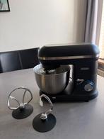 BOURGINI Keukenmachine - Zwart, 1250W, 4L RVS kom, Witgoed en Apparatuur, Keukenmixers, 4 liter of meer, Ophalen, Zo goed als nieuw
