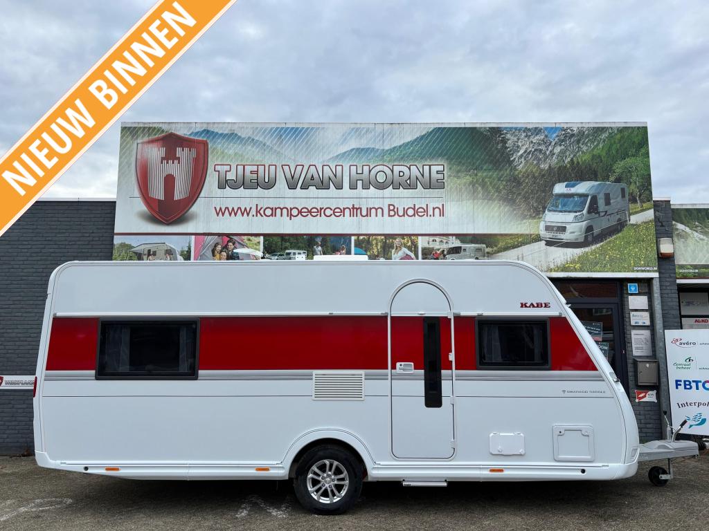 Kabe Smaragd 540 GLE B2 Enkele bedden, Caravans en Kamperen, Rondzit, Bedrijf, Kabe, Overige typen