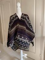 Poncho Bershka / Bruin / Paars / Groen /, Ophalen of Verzenden, Zo goed als nieuw, Maat 46/48 (XL) of groter, Bruin