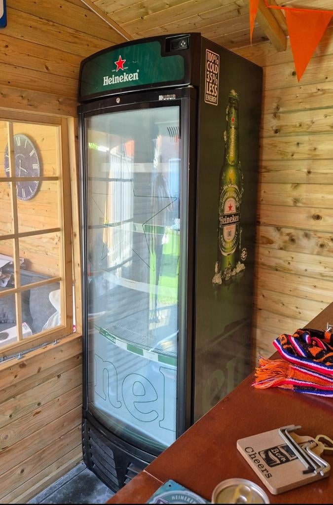 Originele Heineken Koelkast, Ophalen, 200 liter of meer, 60 cm of meer, 160 cm of meer